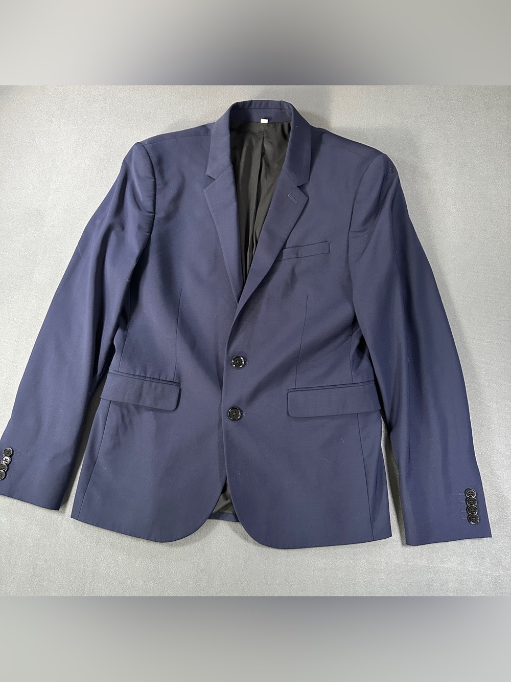 Men's Express Innovator Suit Jacket Blazer - Navy Blue - Extra Slim - 38S
